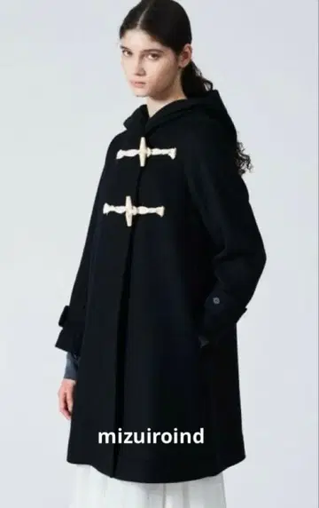 mizuiroind 더플 코트 네이비