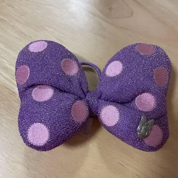 Disney 데이지 리본 도트 머리끈