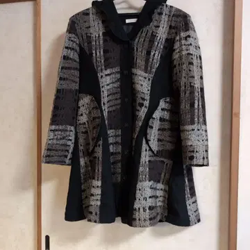 Mikihouse 체크 무늬 긴팔 원피스