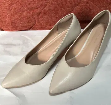 GLOBAL WORK 베이지 스틸레토 펌프스 L