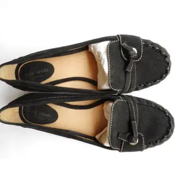 [새상품급] 케이트 스페이드 스웨이드 로퍼