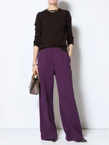 새상품 MUSE de Deuxieme Classe 와이드 스웻 팬츠