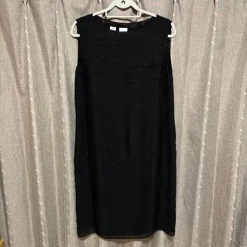 y121404 DKNY 원피스 슬리브리스 비즈 반짝이 14