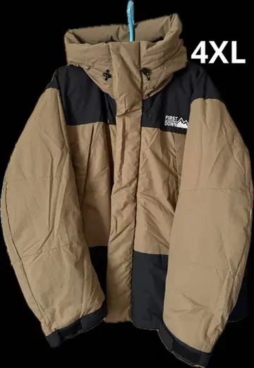 FIRST DOWN 후드 부착 다운 자켓