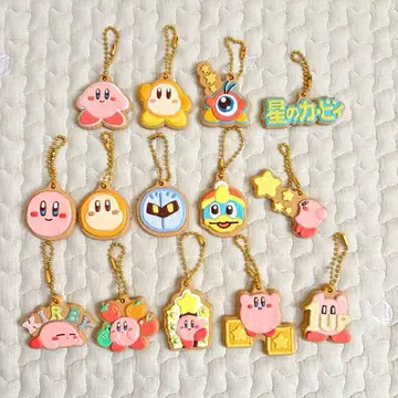 [ 익명 배송 ] 별의 커비 쿠키 참 코트 컴플리트