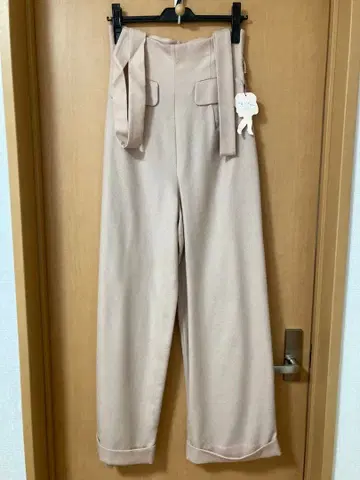 verybrain 울 서스펜더 팬츠