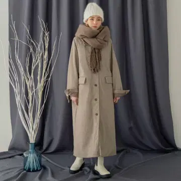 UNE MANSION 헤링본 코트