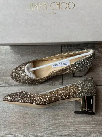 JIMMY CHOO 글리터 펌프스