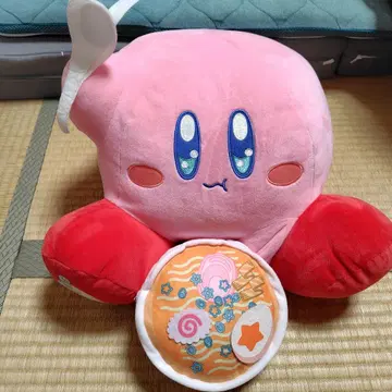라멘 커비 봉제 인형