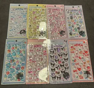 산리오 봉봉 드롭 씰 8개 세트