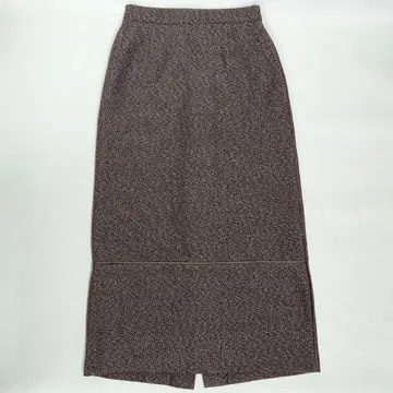 BEAMS HEART 파이핑 스커트 롱 맥시 스커트 브라운