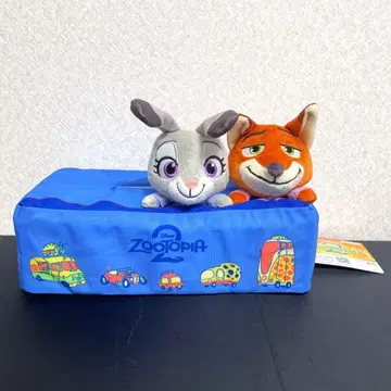 주토피아 2 디오라마 티슈 케이스 주디와 닉