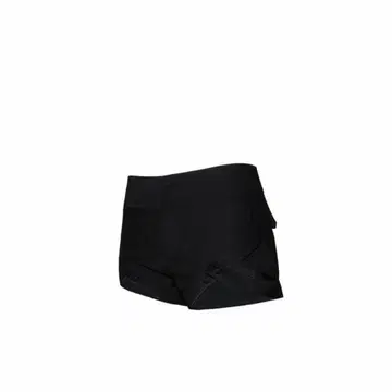 theredthread S v-cut mini shorts black