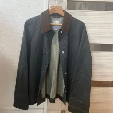 코듀로이 카라 부착 자켓