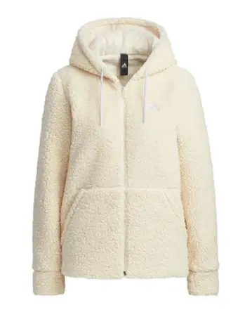 adidas 보아 플리스 자켓 M 크림색 화이트
