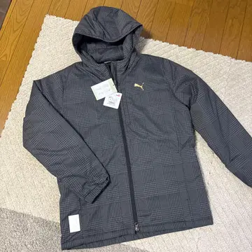 푸마 AOP 발수 풀 집업 블루종