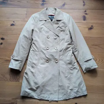 Simple Life 베이지 더블 트렌치코트