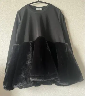 퍼 절개 상의 퐁퐁 Myu 택 포함 새상품