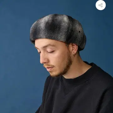 CPH 옴브레 체크 베레모