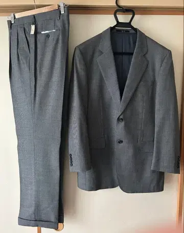 새상품 닥스 DAKS 사이즈 A7 모 100% 화이트 블랙 격자 무늬