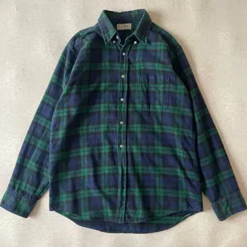 L.L.Bean 80년대 USA제 Black Watch 패턴 플란넬 셔츠