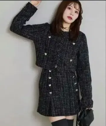 heart collection 트위드 셋업