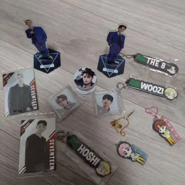 SEVENTEEN 아크릴 스탠드 키링 카드 세트