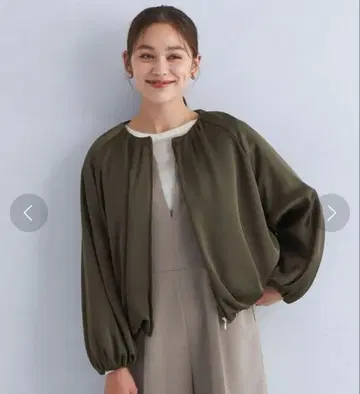 [ 새상품급 ] green label relaxing 새틴 충전솜 블루종