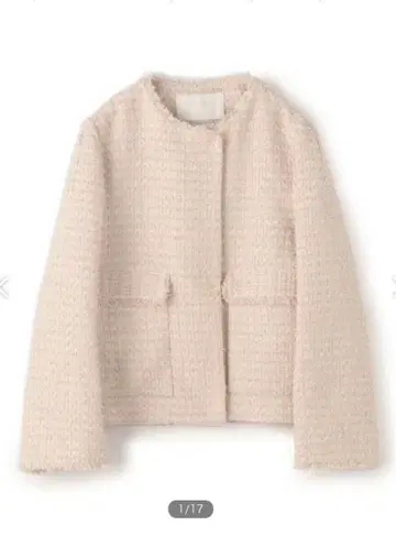 Ballsey 믹스얀 트위드 노카라 자켓