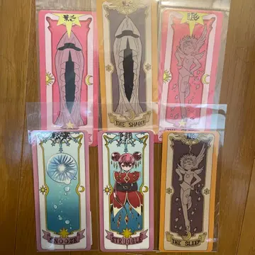 카드캡터 사쿠라 25주년 기념전 스티커 카게 네무리 소토 텐네츠