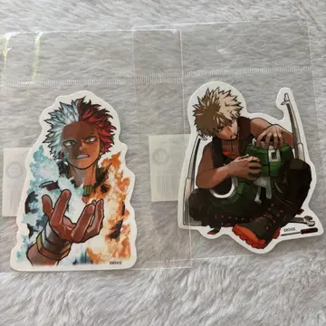 나의 히어로 아카데미아 다이컷 스티커 바쿠고 카츠키 토도로키 쇼토