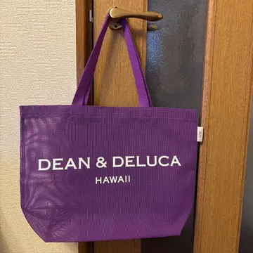 DEAN & DELUCA 메쉬 토트백 L 사이즈 HAWAII 퍼플