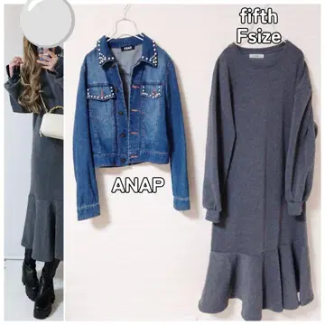 코디 세트 데님 셔츠 속기모 트레이닝복 원피스