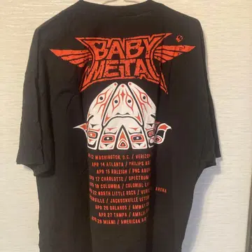 BABYMETAL 베비메탈 NATIVE FOX 티셔츠 XXL