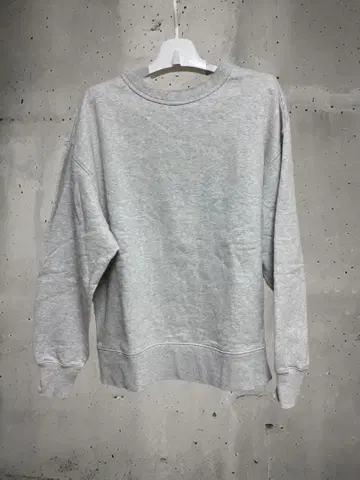 BEAMS 그레이 맨투맨 S y2k 크롭