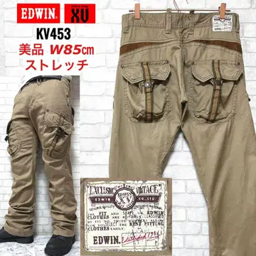 새상품급 EDWIN XV 스트레치 부시 팬츠 밀리터리 카고 팬츠