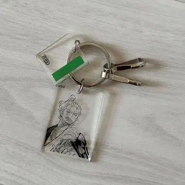 ONE PIECE 원피스 조로 클리어 베이스 키링 와노쿠니 조로쥬로