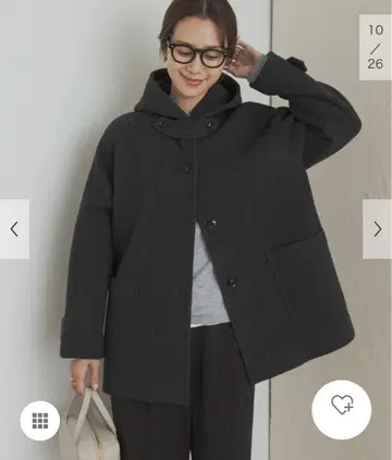 택 포함 새상품 DOORS 에어리 울 푸드코트 CHARCOAL