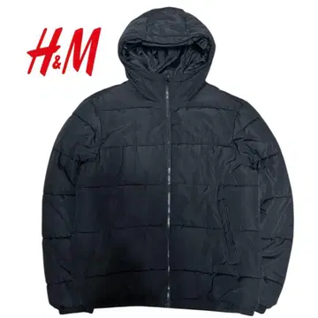 H&M 두툼한 다운 자켓 블랙 M 사이즈