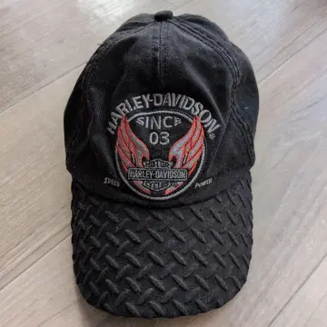 Harley-Davidson 자수 캡 블랙