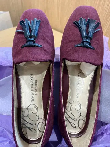 버건디 태슬 로퍼 워싱턴