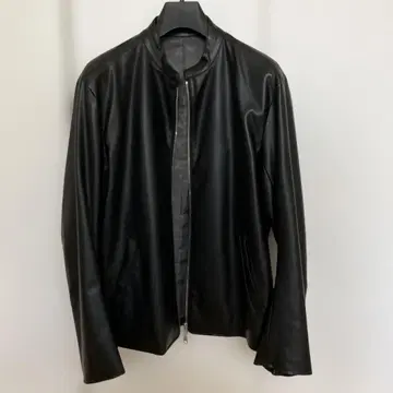 가죽 자켓 집업