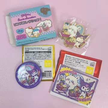 [ 모몽가 & 쿠로미 ] 핑크 컬렉션 캔뱃지 카드