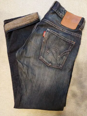 EDWIN E501-2511 34인치 데미지 진