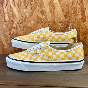 미사용 VANS authentic style44 26.0cm 체커