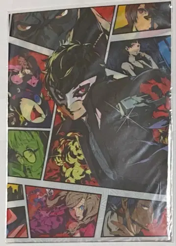 페르소나 로얄 공식 설정 화집 특전 클리어 파일 조커 아케치 고로