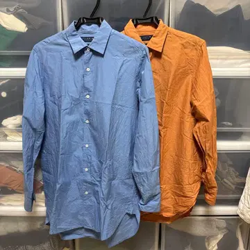 투모로우랜드 필그림 실크 혼방 셔츠 2장 세트 XS S 신규 택 로고