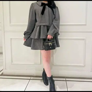 anmille 안미르 종이상자 미니 블루종 차콜