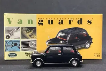 Vanguards 1/43 오스틴 7 미니 블랙 미니 쿠퍼