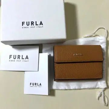 FURLA 브라운 3단 폴더형 지갑